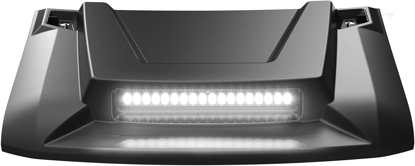 Hood Scoop with LED Spot Light for Polaris Ranger BNIB image indicator(4)