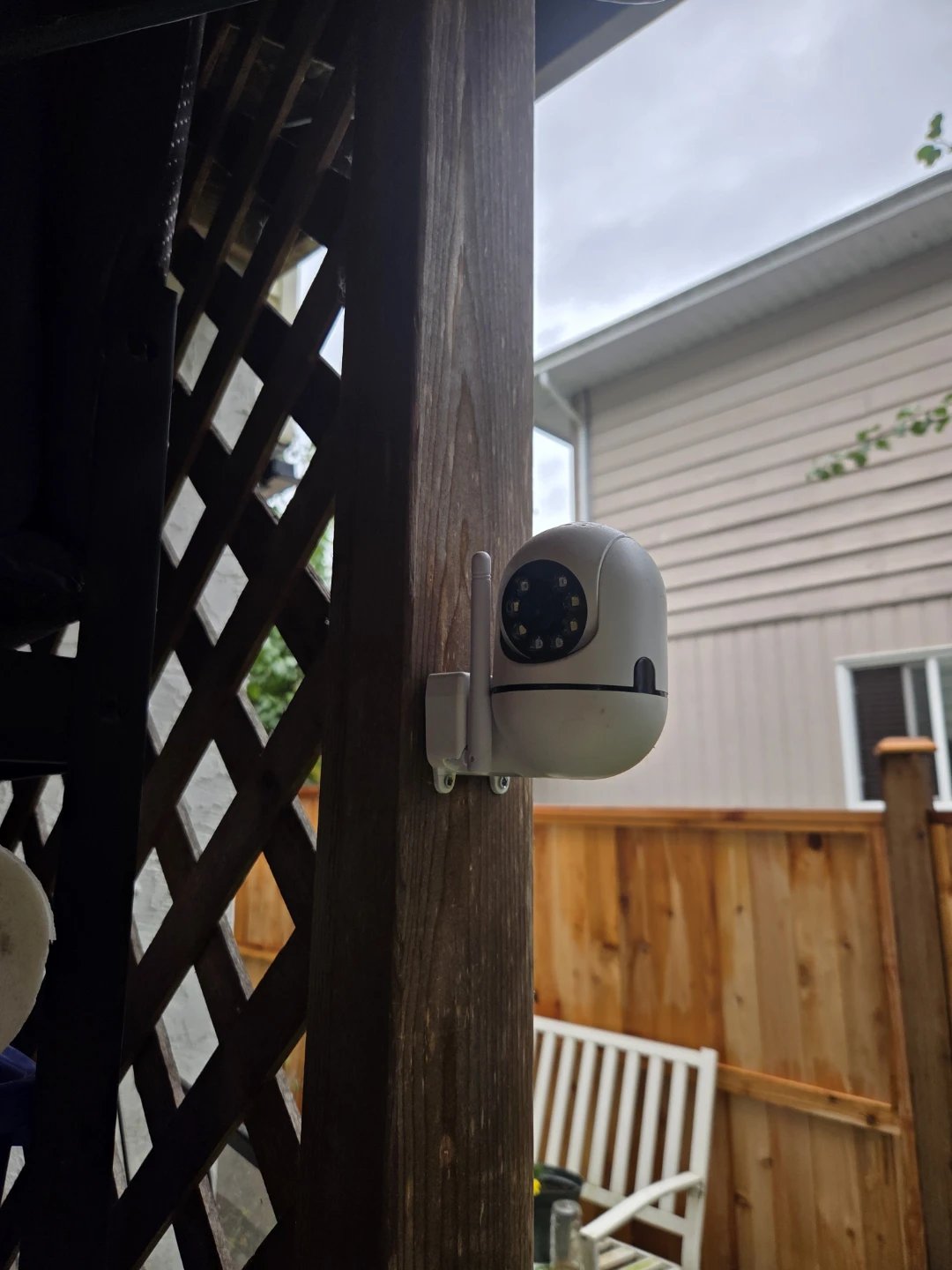 White Outdoor Security Camera - photo 2