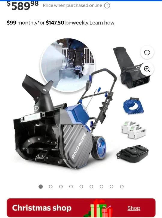 Snow Joe 48V Cordless Snow Blower