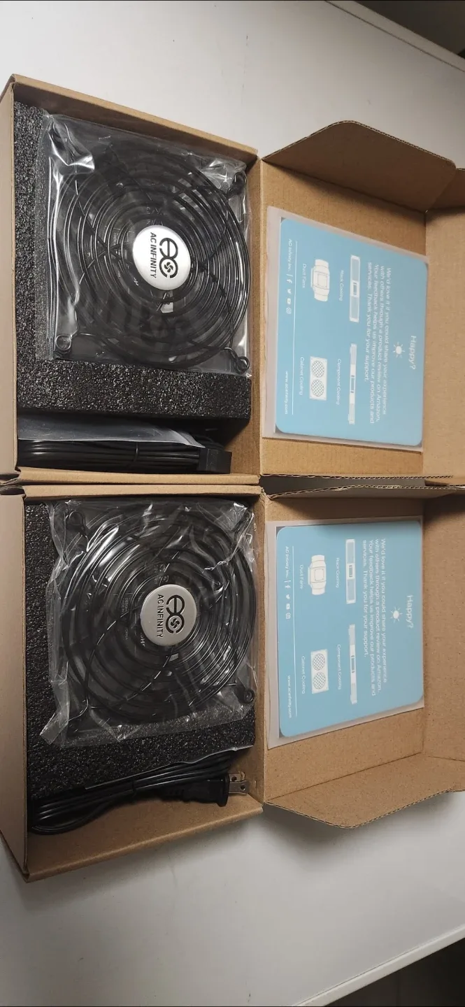 AC Infinity AXIAL 1238 Fan Kit - New in Box! image indicator(2)