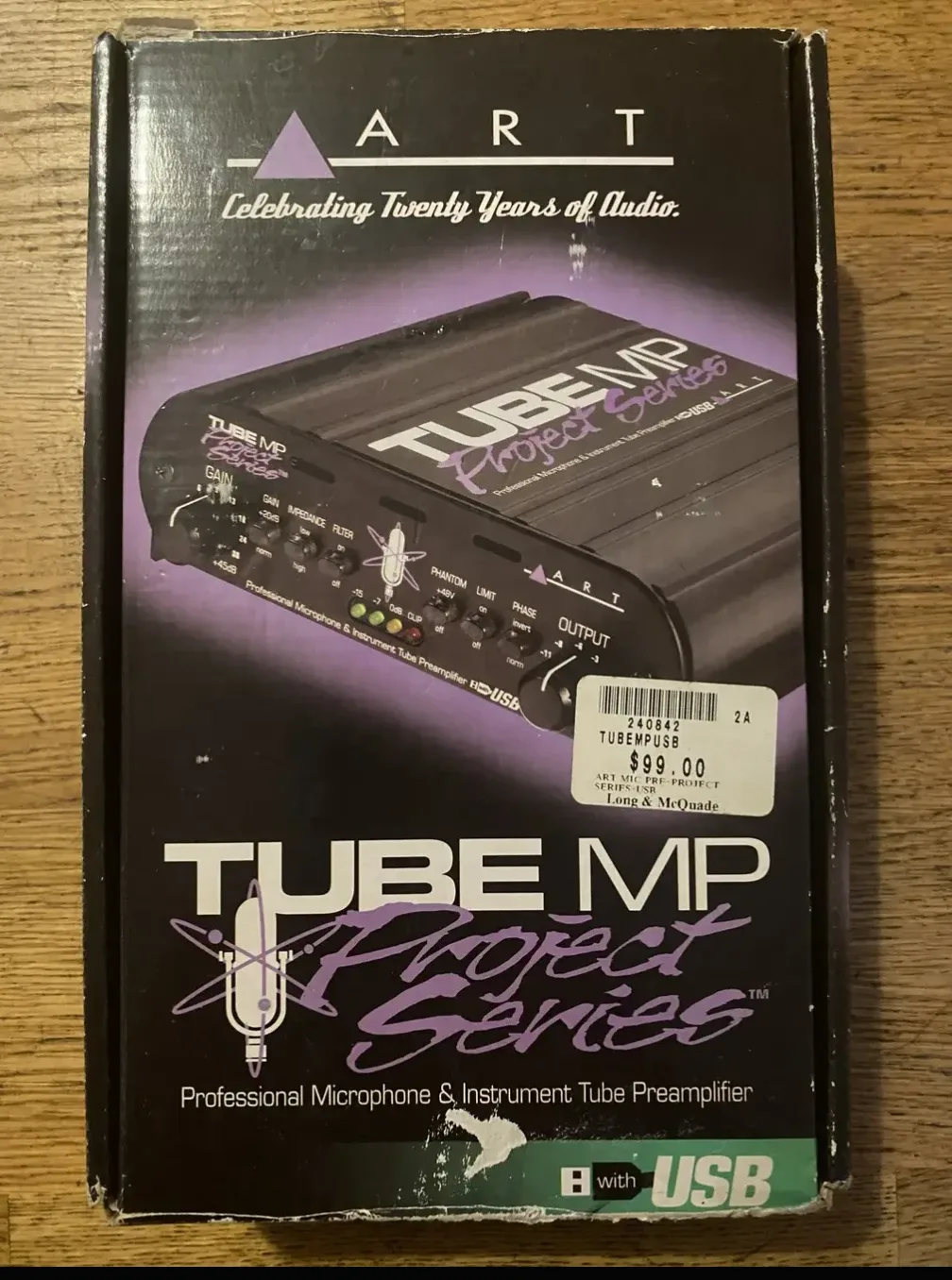 ART Tube MP Project Series Tube Preamplifier w/ USB image indicator(3)