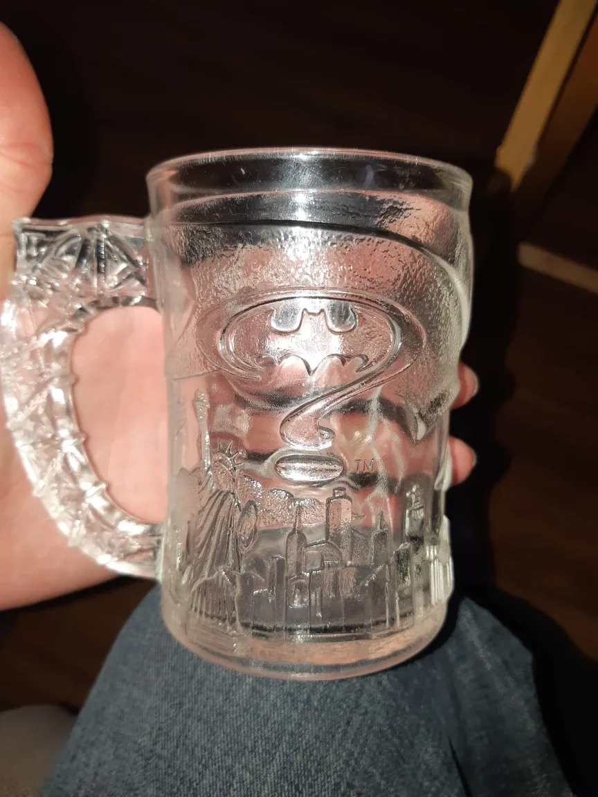 McDonald's Batman Forever Glass Mug image indicator(2)