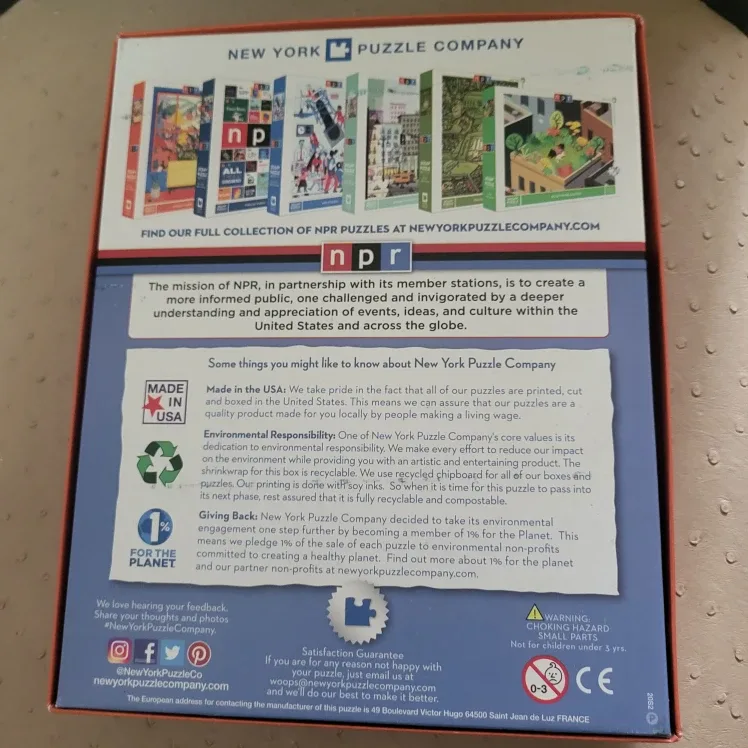 NPR New York Puzzle Company Verdant Voices 1000 Piece image indicator(3)