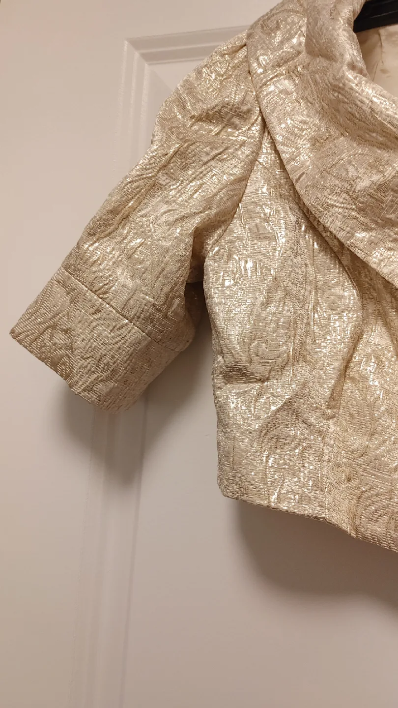 Gold Bolero Jacket size small image indicator(2)