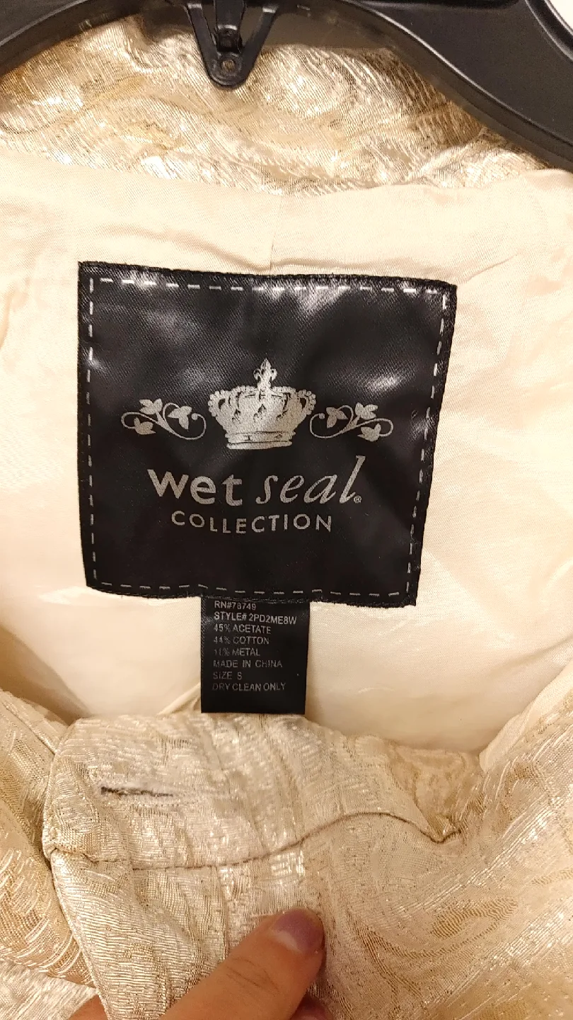 Gold Bolero Jacket size small image indicator(4)