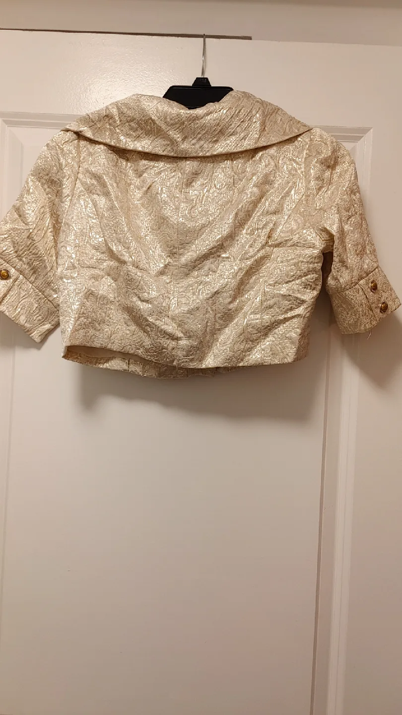 Gold Bolero Jacket size small image indicator(7)