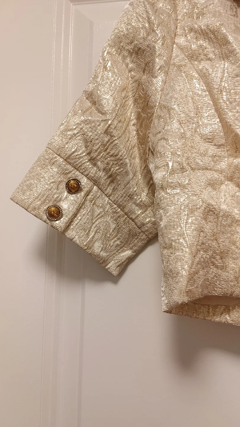 Gold Bolero Jacket size small image indicator(8)