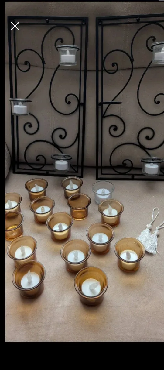 Tea light candle holders