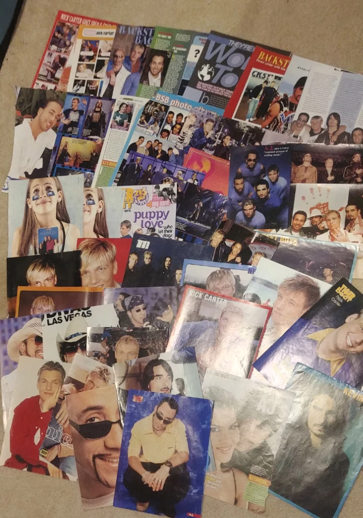 Backstreet Boys magazine pictures lot