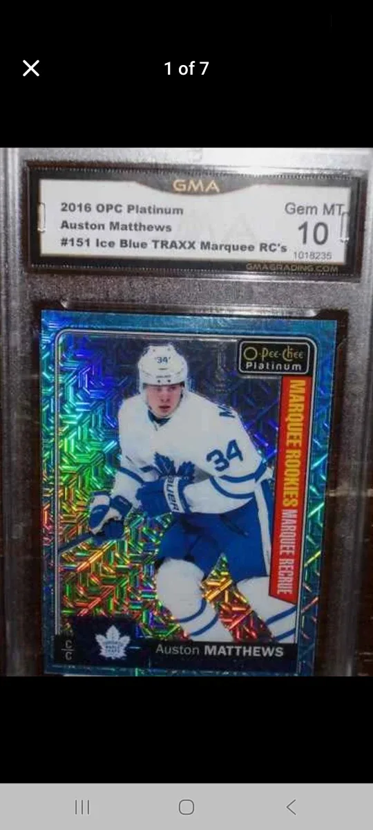 16/17 O-Pee-Chee, Ice Blue Traxx, Auston Matthews, Rookie