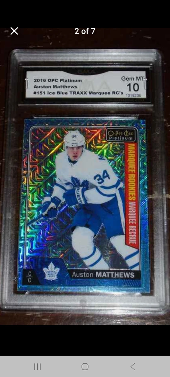 16/17 O-Pee-Chee, Ice Blue Traxx, Auston Matthews, Rookie - photo 2