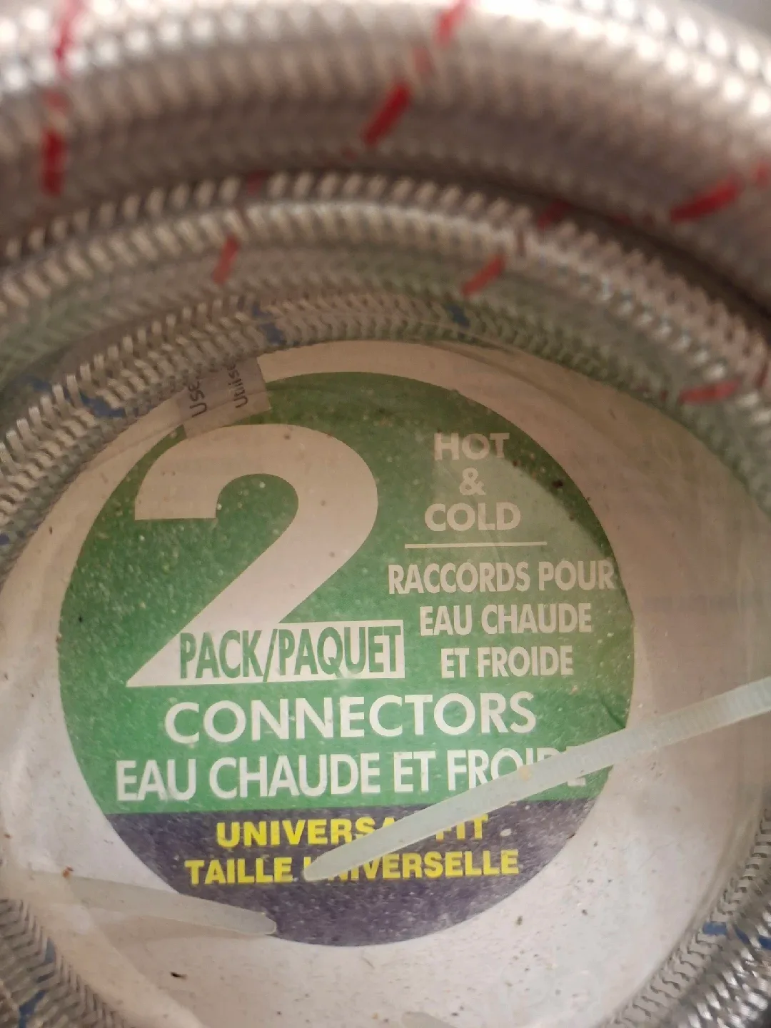 🥕EastmanWashing Machine Connectors - 6ft Steel-Flex image indicator(2)