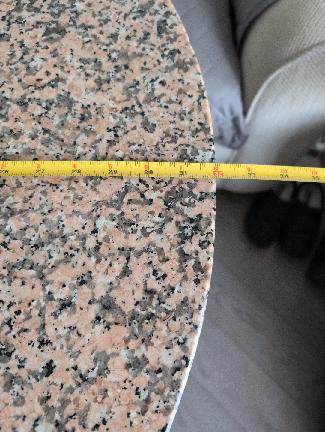 Round Granite Table - 32 inches