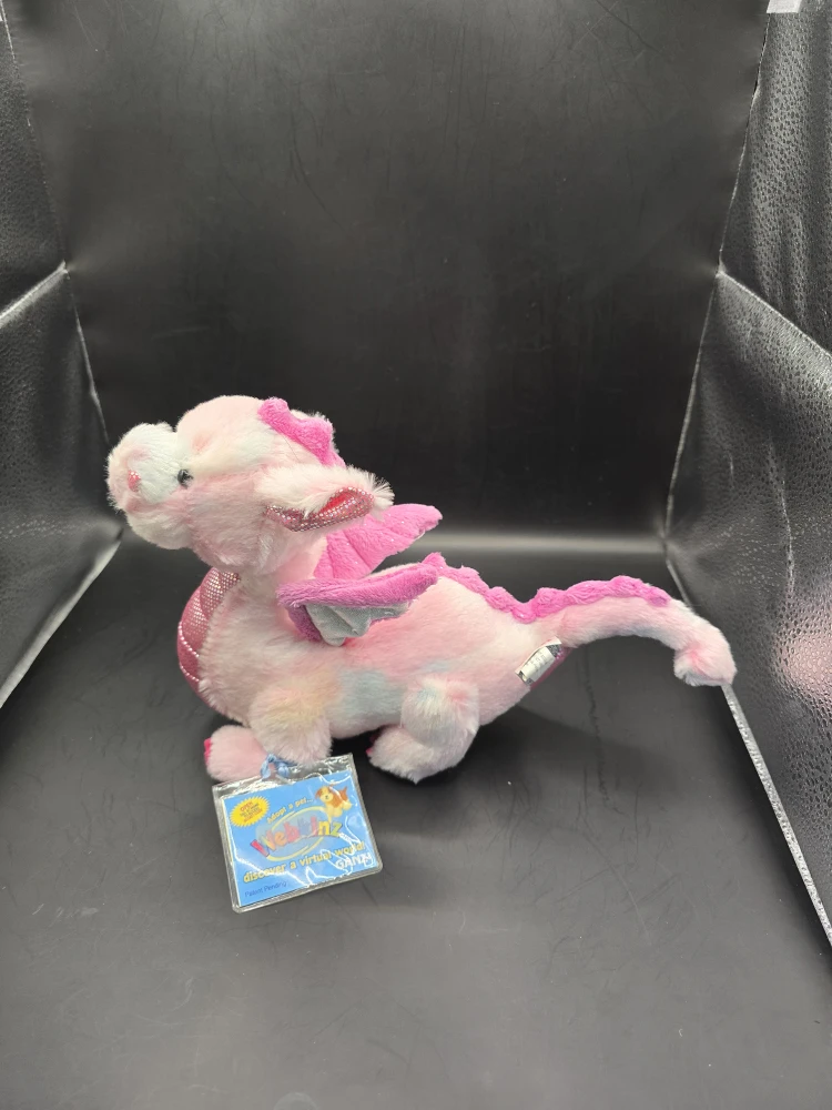 New Ganz Webkinz Whimzy Dragon HM156 Plush Unused Code - photo 2