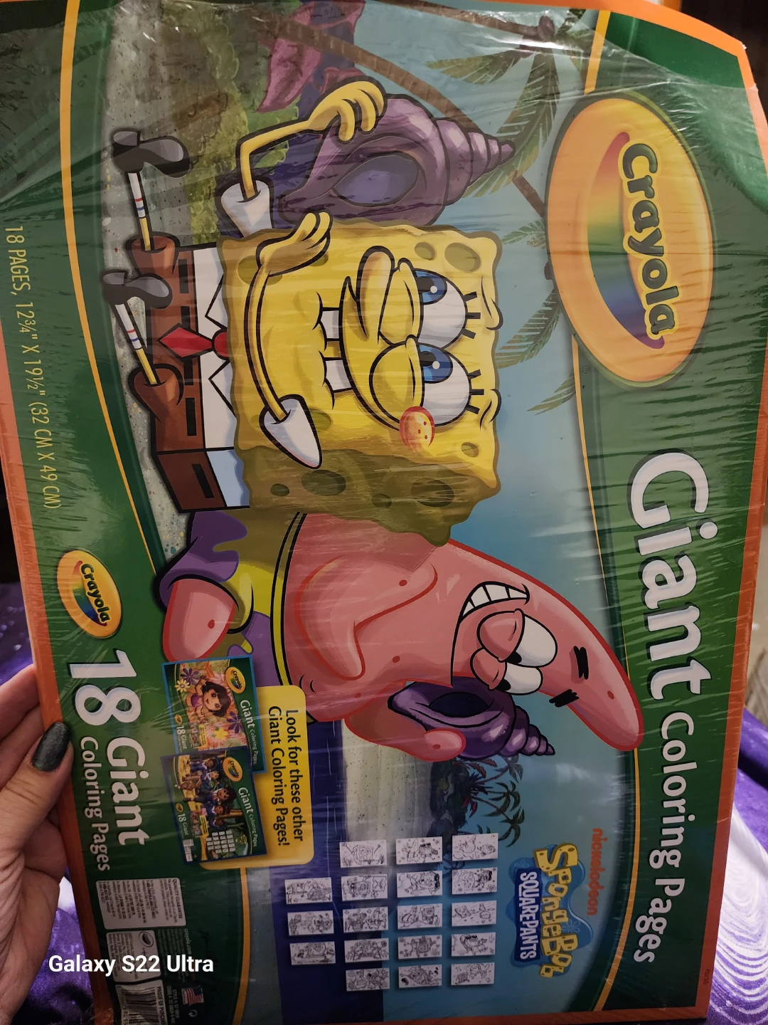 Crayola Spongebob Giant Coloring Pages - New - photo 2