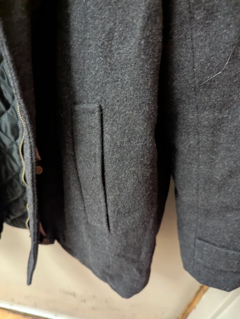 Gap Wool Blend Duffle Coat - Size L image indicator(4)