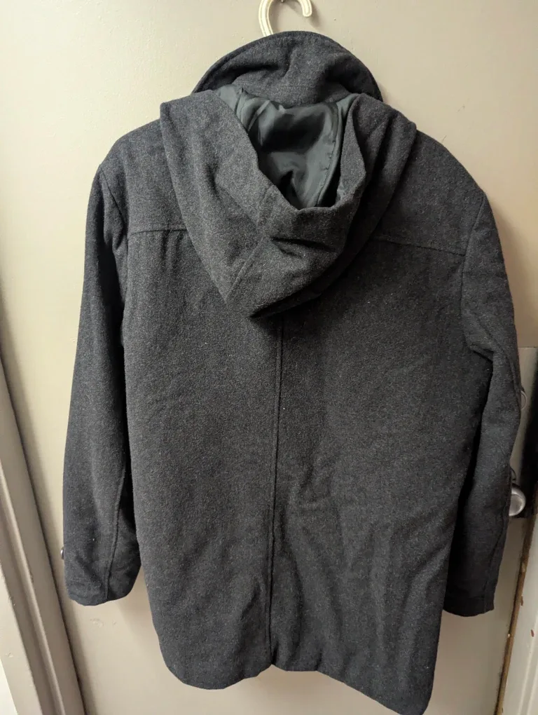 Gap Wool Blend Duffle Coat - Size L image indicator(6)