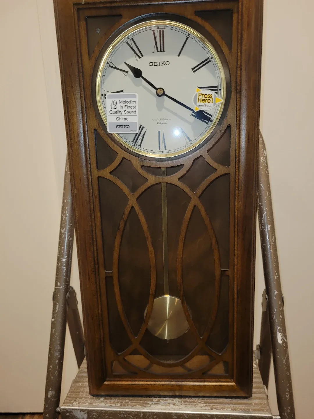 Seiko Melodies in Finest Quality Sound Chime Clock image indicator(3)
