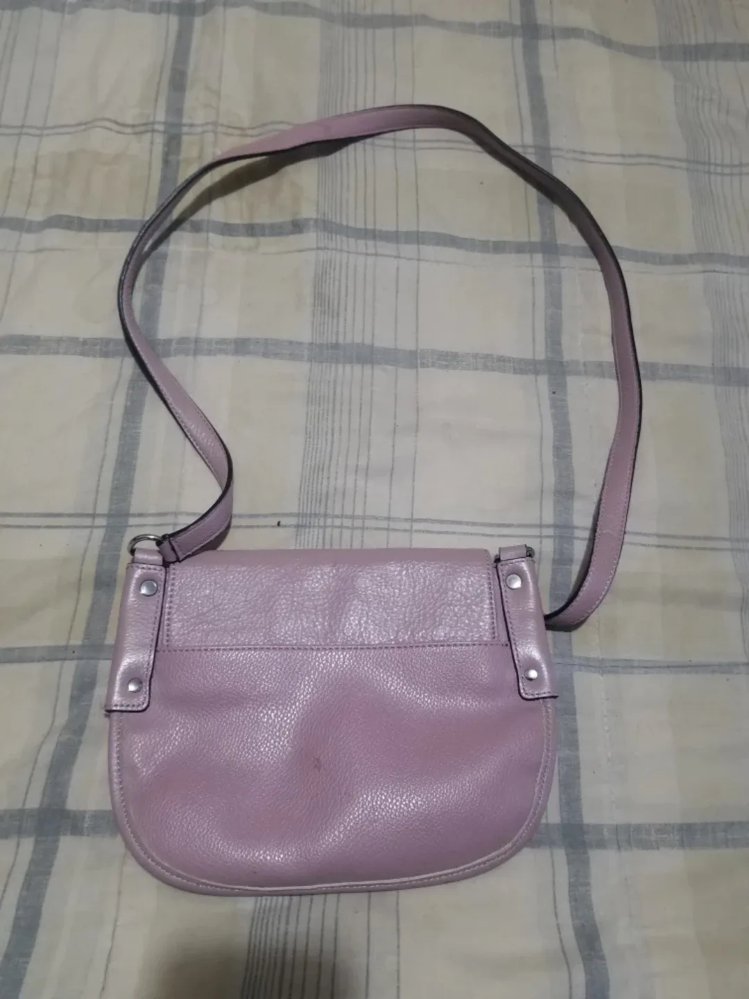 Perlina New York Lilac Leather Crossbody Bag #Cleanout image indicator(5)