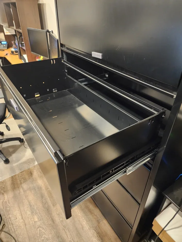 Black Filing Cabinet heavy duty image indicator(4)