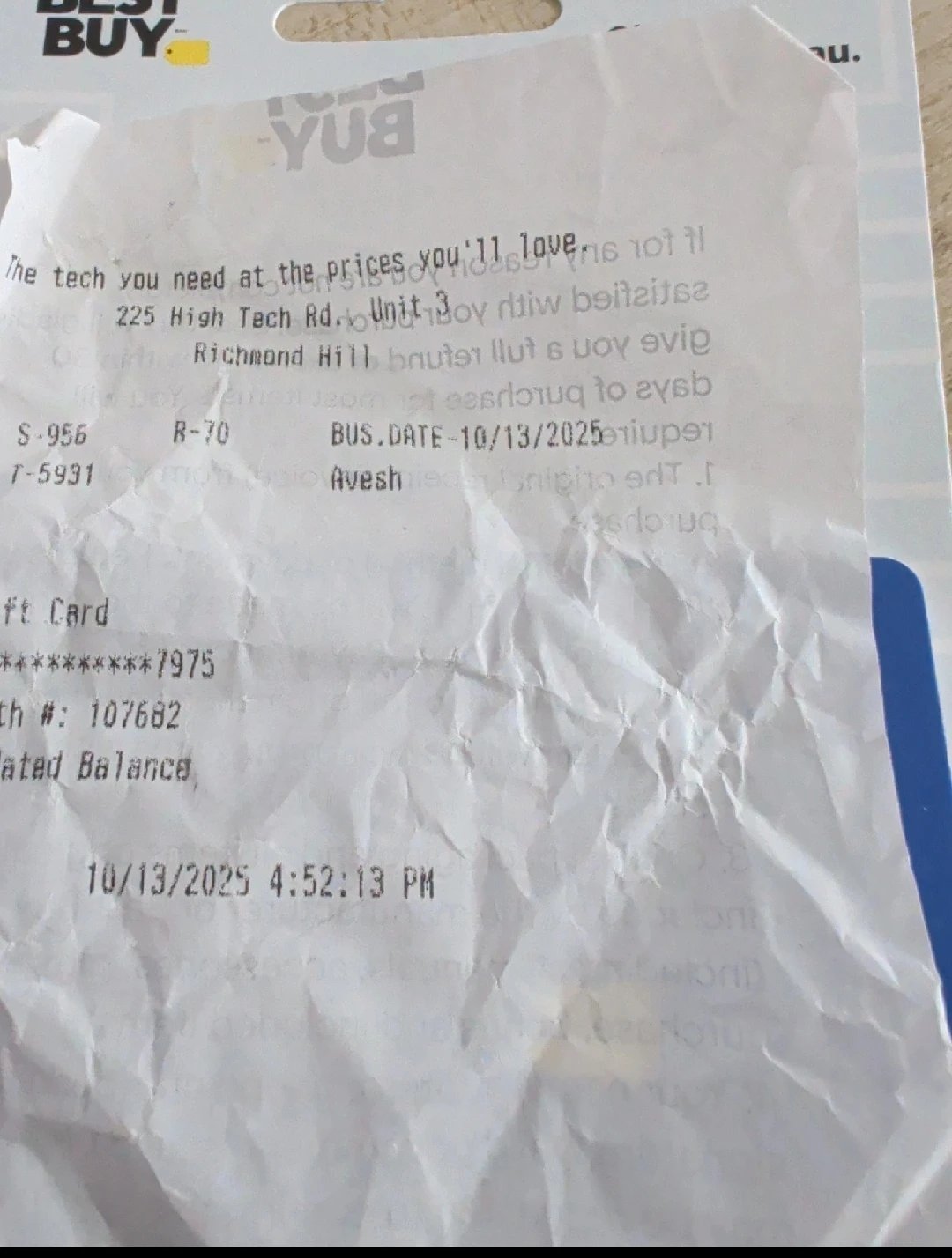 Best Buy $250  Gift Card - photo 2