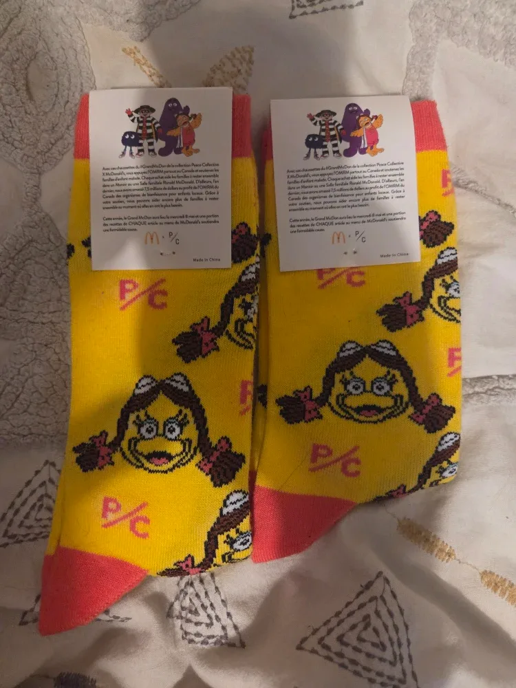 Mcdonalds collectors socks image indicator(2)