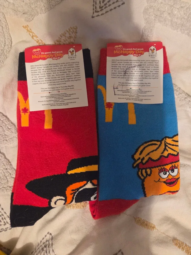 Mcdonalds collectors socks image indicator(3)