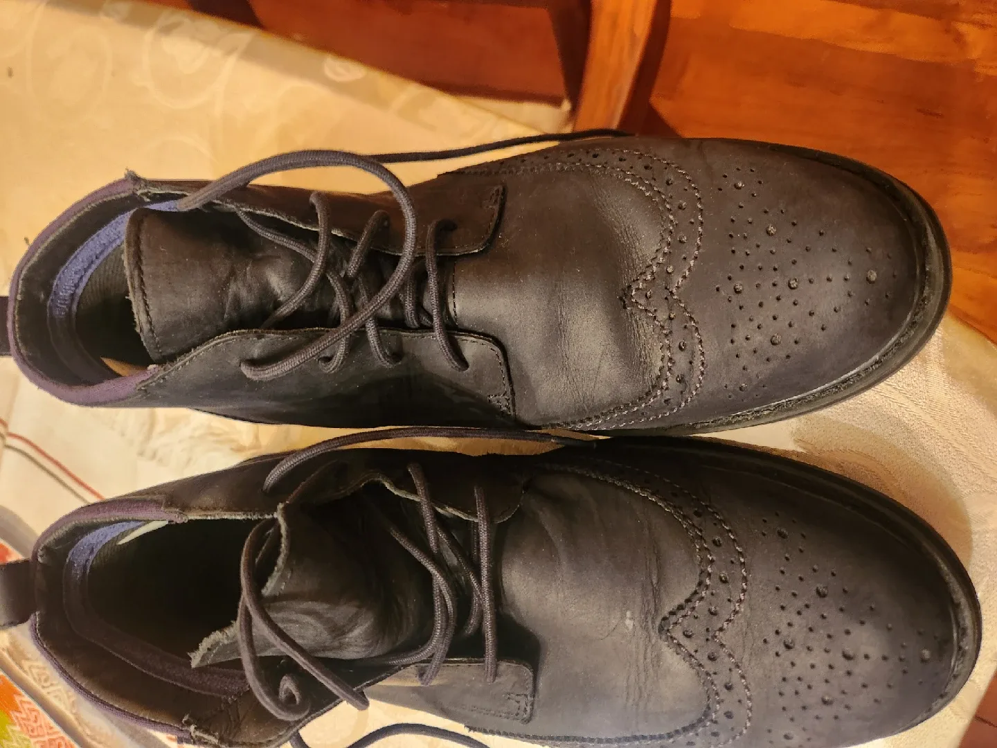 Timberland Men's Leather Wingtip Boots