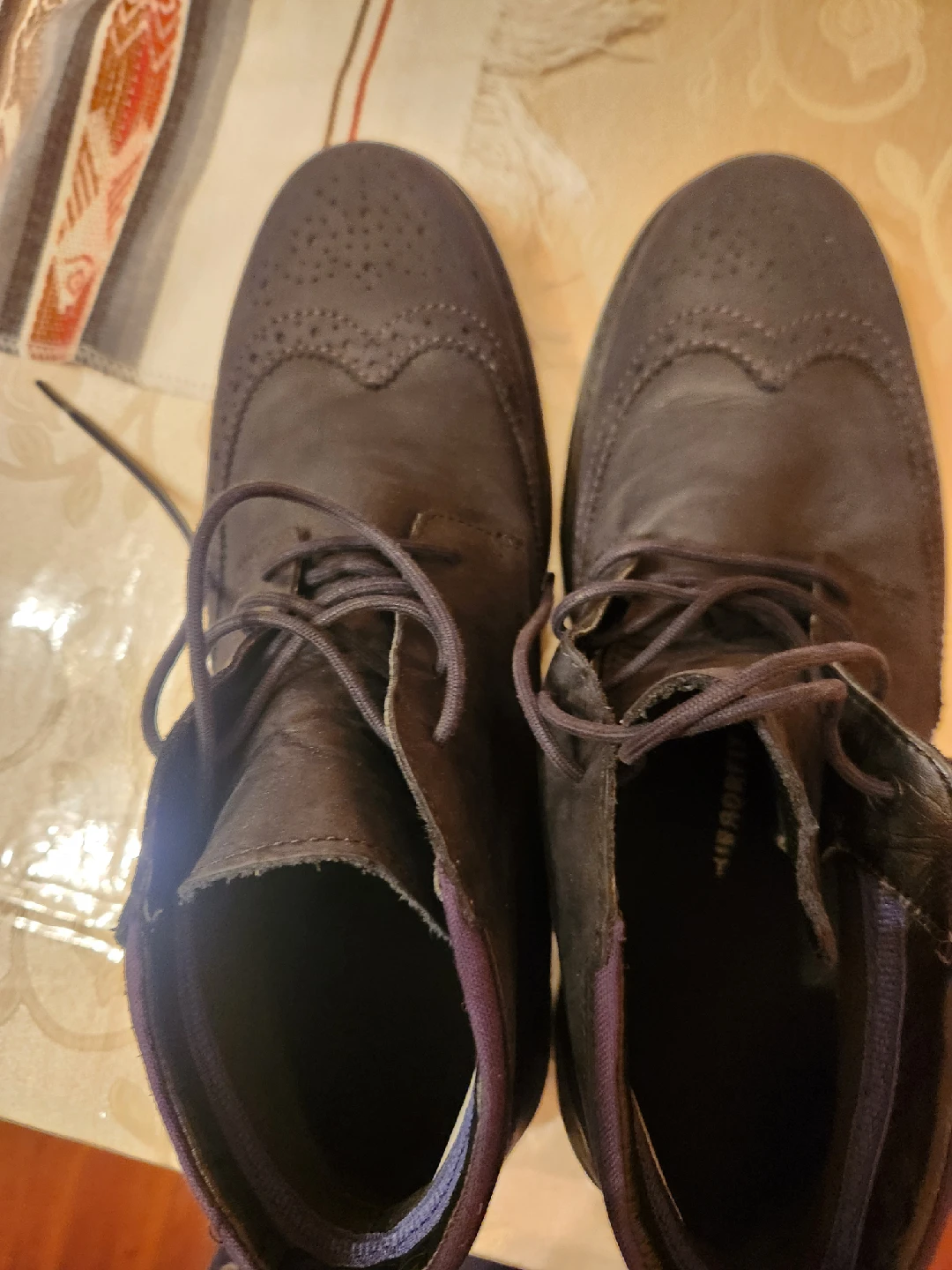 Timberland Men's Leather Wingtip Boots - photo 4