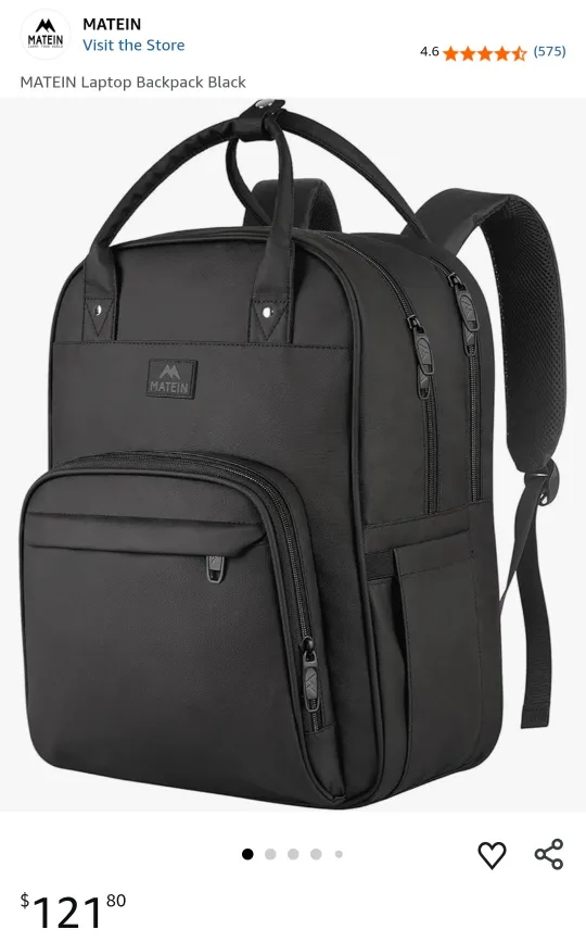 MATEIN Laptop Backpack - Black image indicator(2)