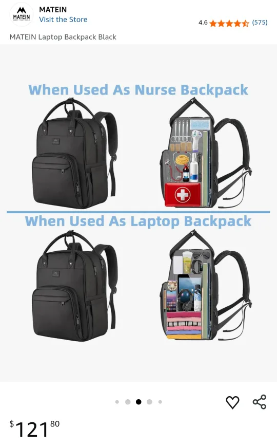 MATEIN Laptop Backpack - Black image indicator(5)