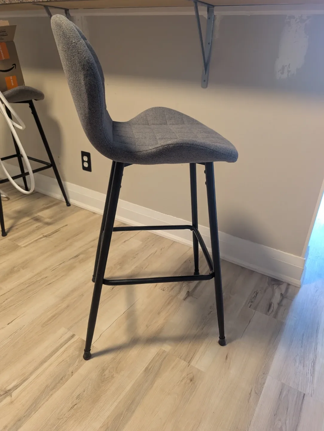 Selling two Grey Bar Stool image indicator(2)
