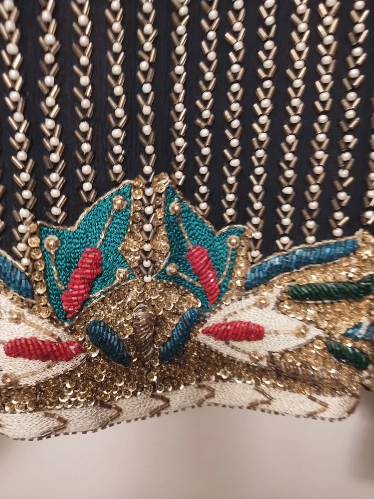 Beaded Silk Jacket - Size M image indicator(6)