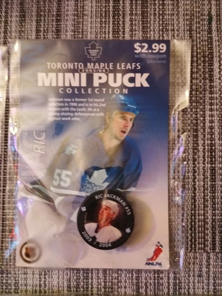 Toronto Maple Leafs Mini Puck Collection 2003/04 image indicator(3)