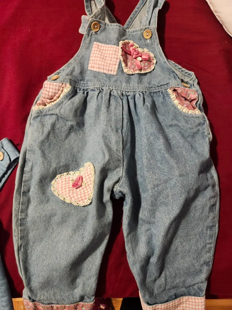 Denim Overalls & Dress with Appliqués image indicator(2)
