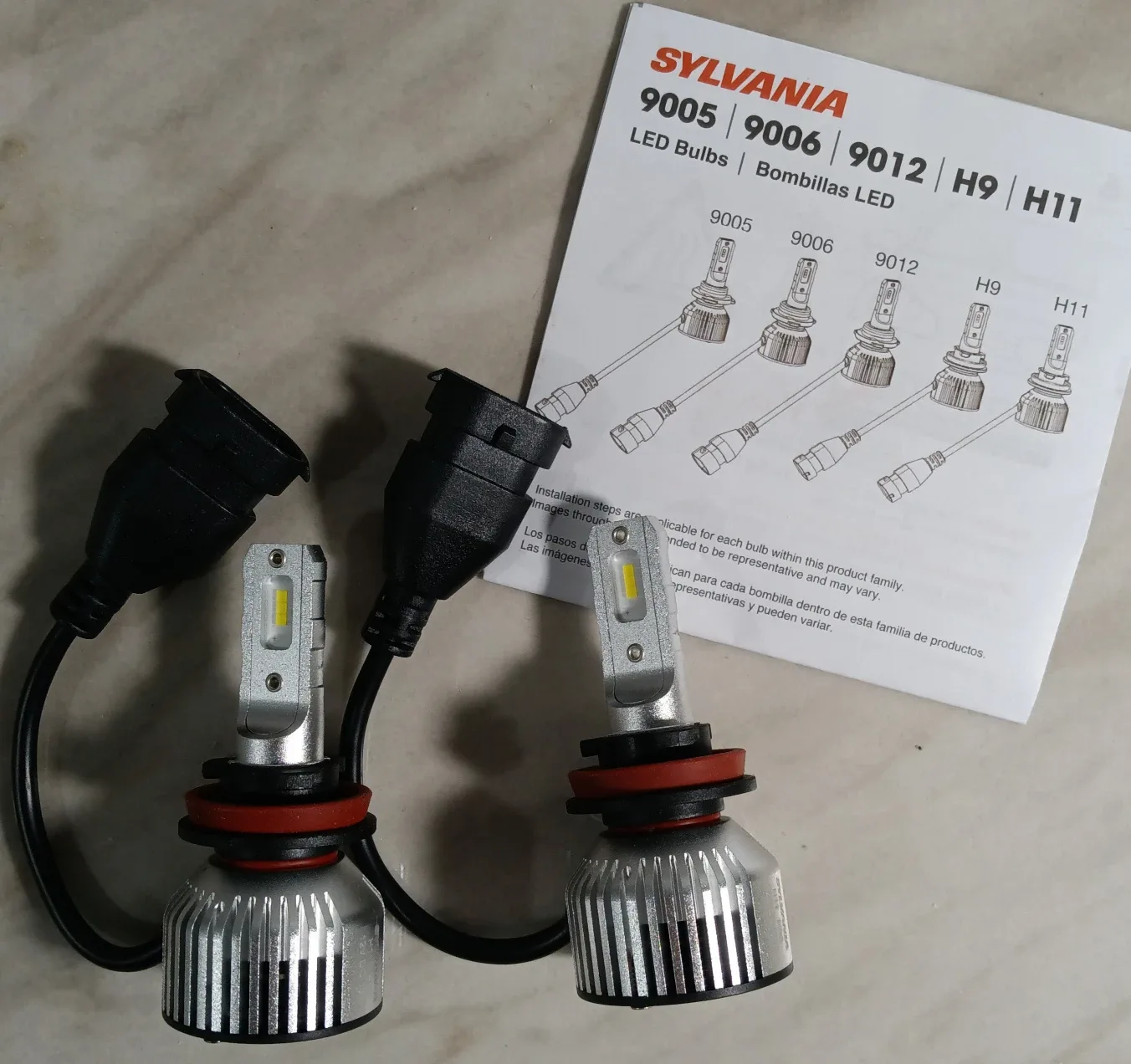 Sylvania H11 LED Headlight Bulbs (New) image indicator(3)