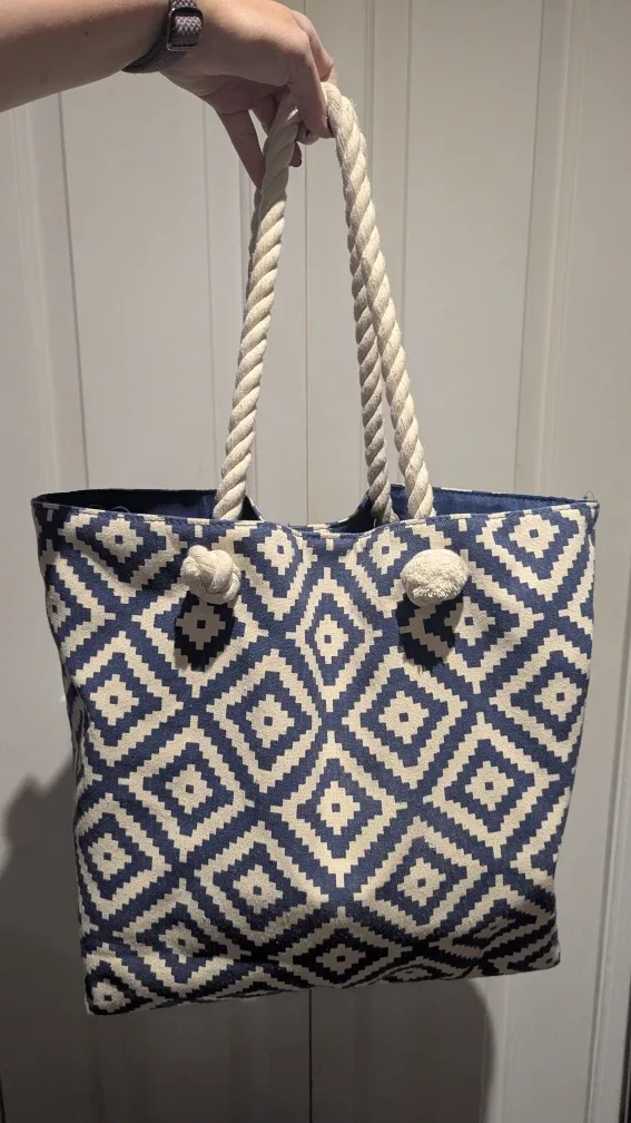 Geometric Pattern Tote Bag