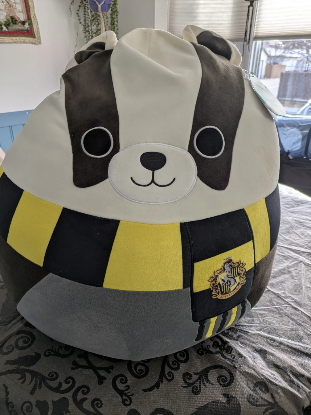 Squishmallows Hufflepuff Badger Plush