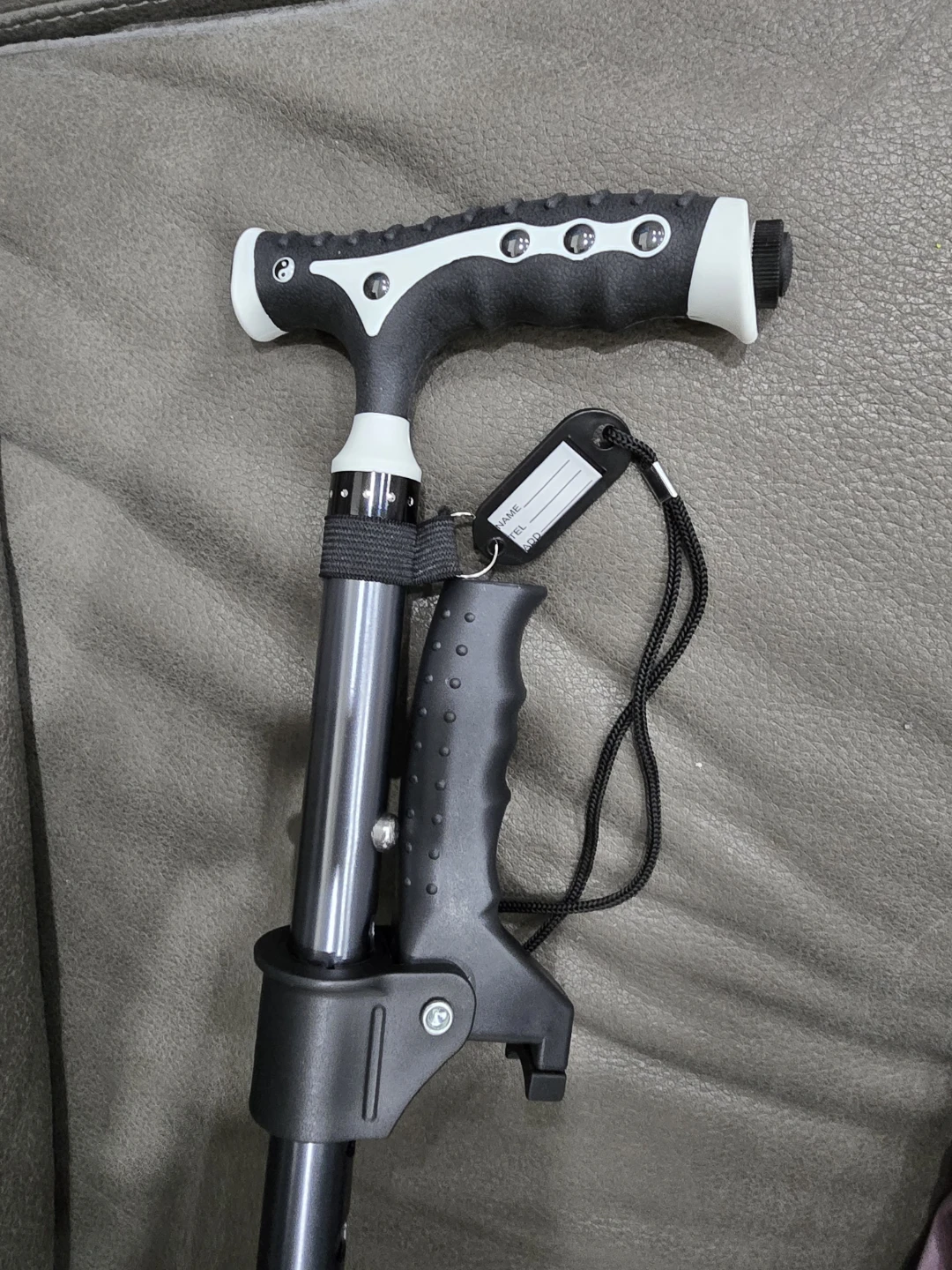 Adjustable Folding Walking Stick Cane - photo 4