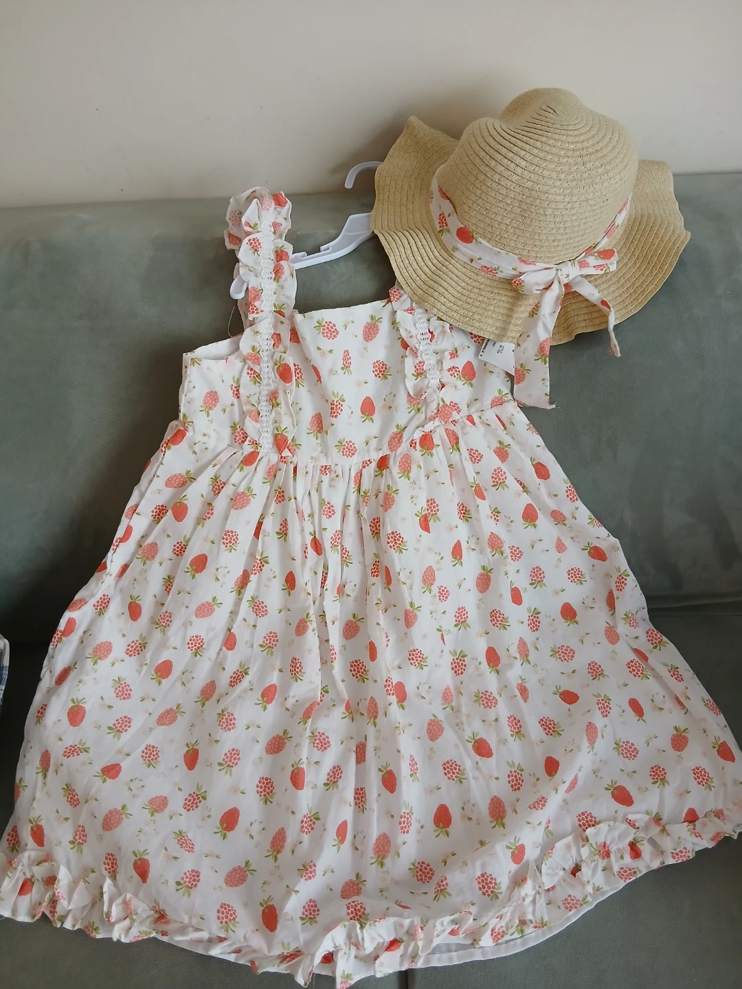 Strawberry Dress & Hat Set - New with Tags - photo 4