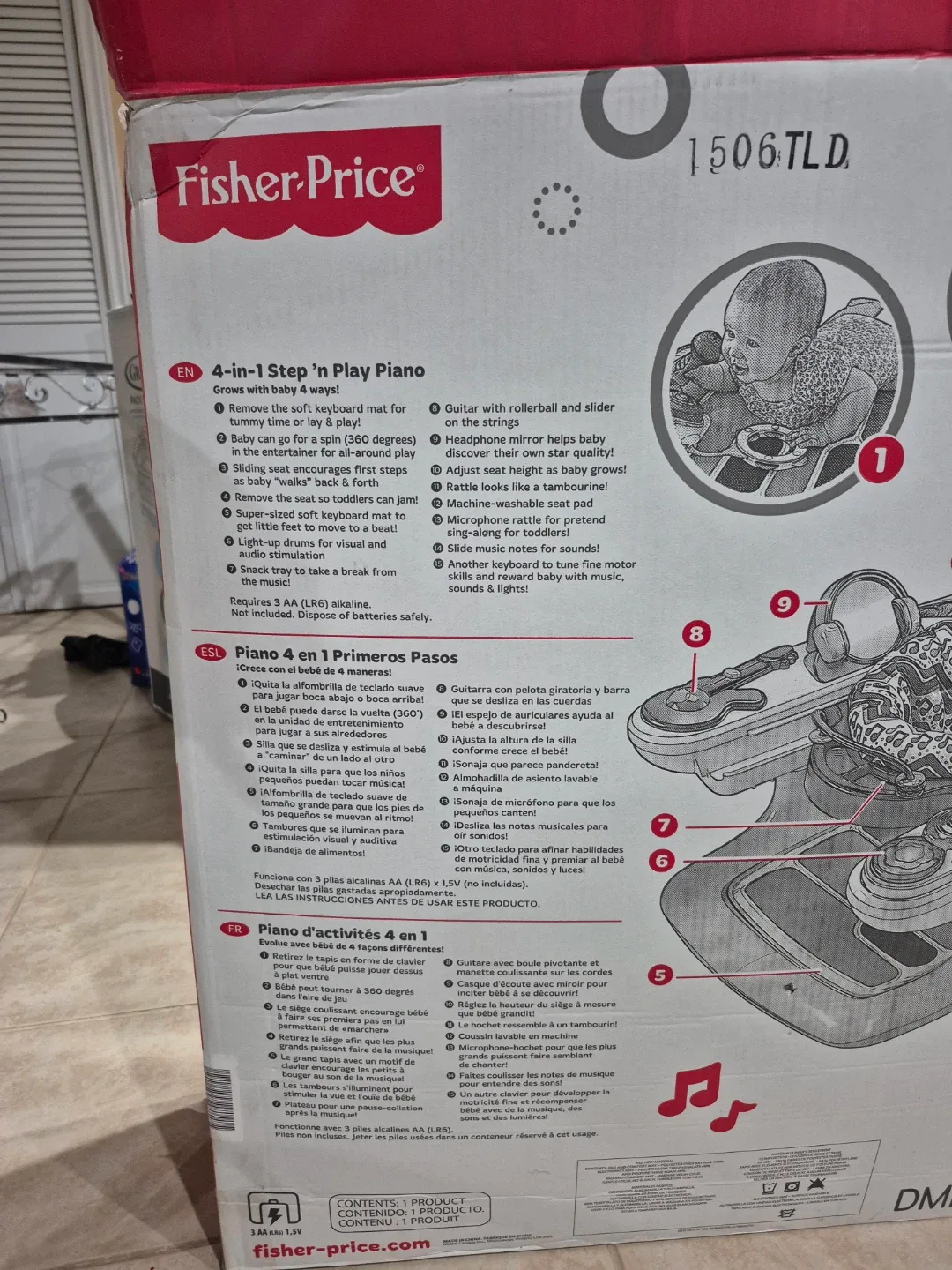 Fisher-Price 4-in-1 Step 'n Play Piano image indicator(3)