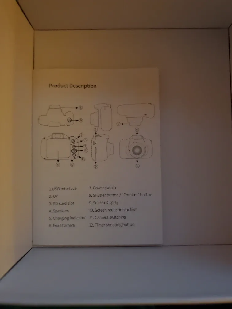 Kids Pink Digital Camera image indicator(8)