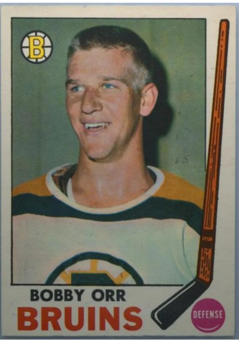Bobby Orr Bruins Hockey Card