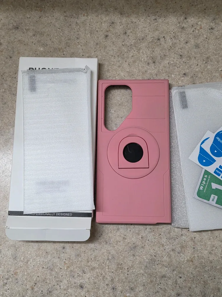 New Tunkarmor Samsung S24 Ultra Pink Phone Case image indicator(3)