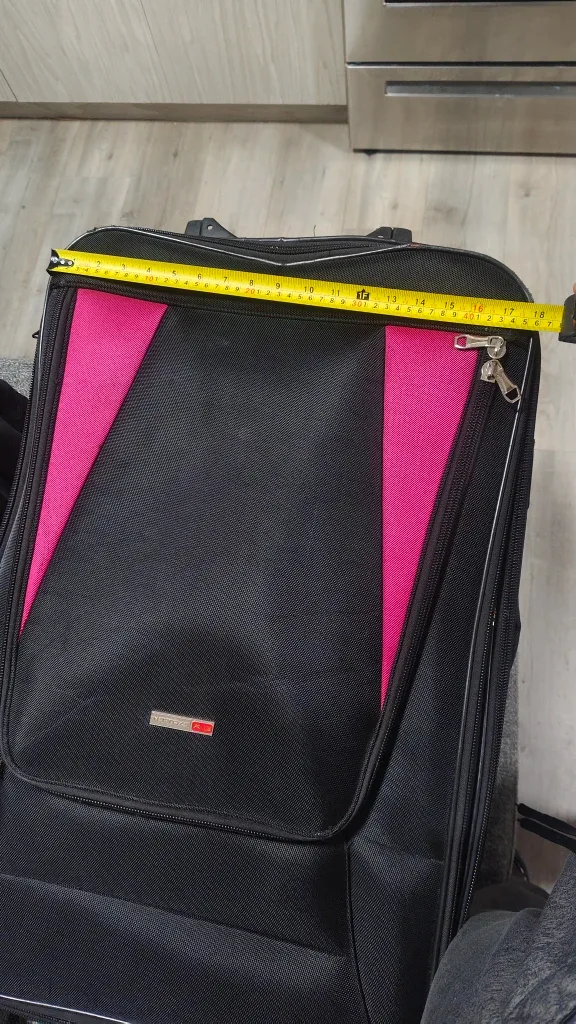 Brown and Black Rolling Check in Suitcase - Approx. 30 inches image indicator(7)