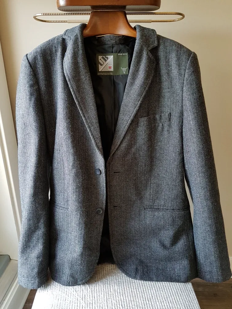 UB Herringbone Blazer - Size M