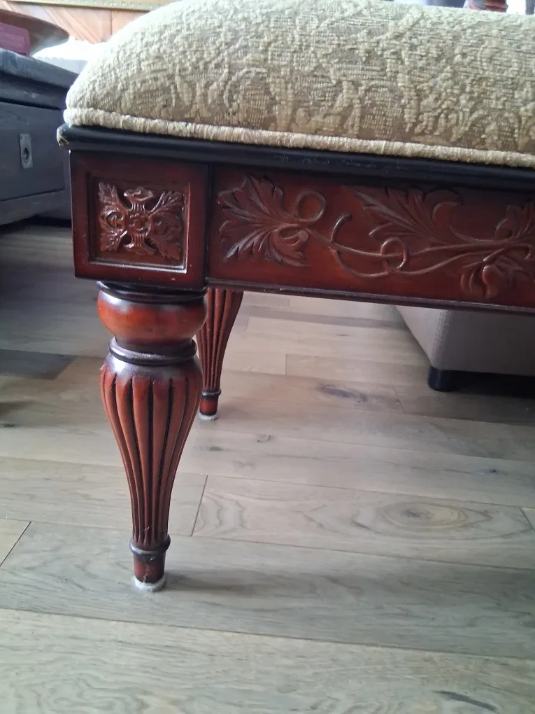 Accent Bench with Carved Wood Details image indicator(4)