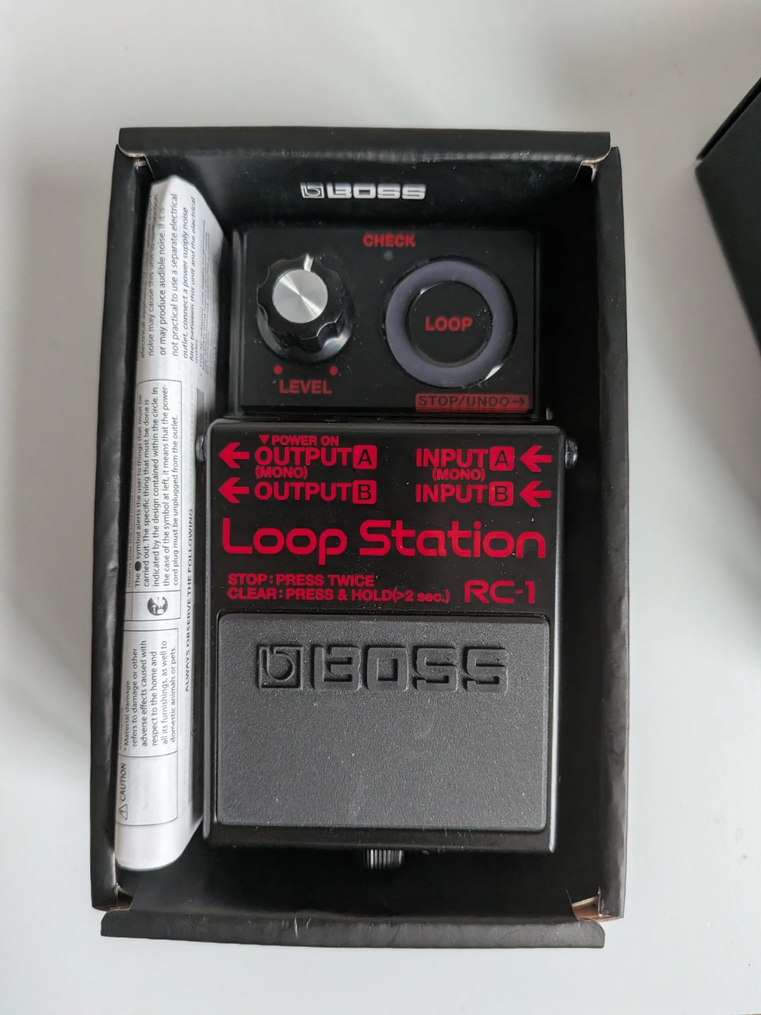 BOSS RC-1 Loop Station Guitar Effects Pedal - Like New! - photo 2