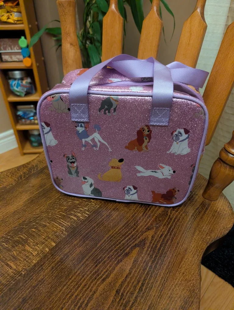 Disney Dogs Glitter Lunch Bag - One Size