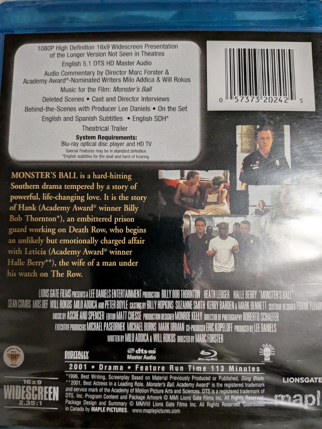 Monster's Ball (Blu-ray) New in sealed pkg image indicator(3)